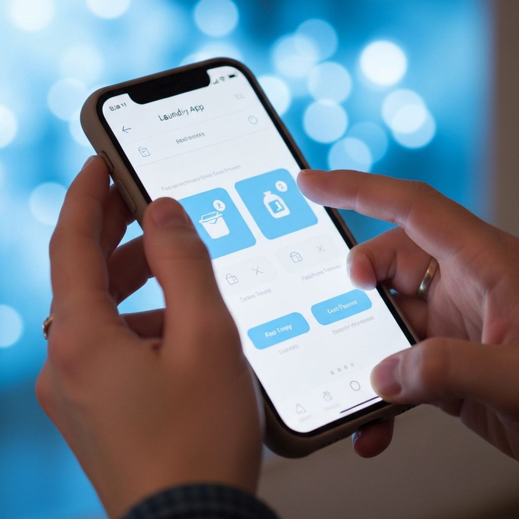 Person using smartphone